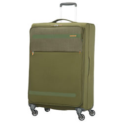 American Tourister Herolite Lifestyle 4-Spinner Wheel 74cm Suitcase Khaki